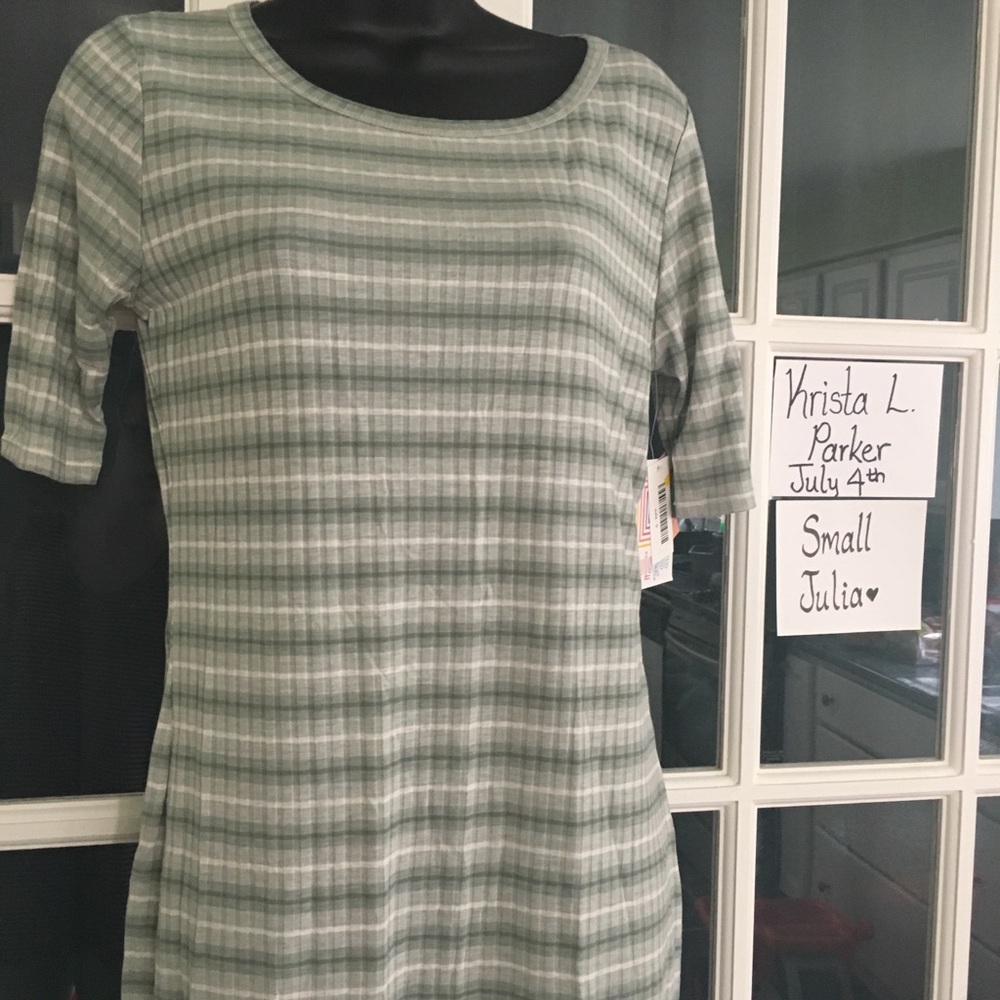 Small Julia Fitted Dress Ribbed Stretchy